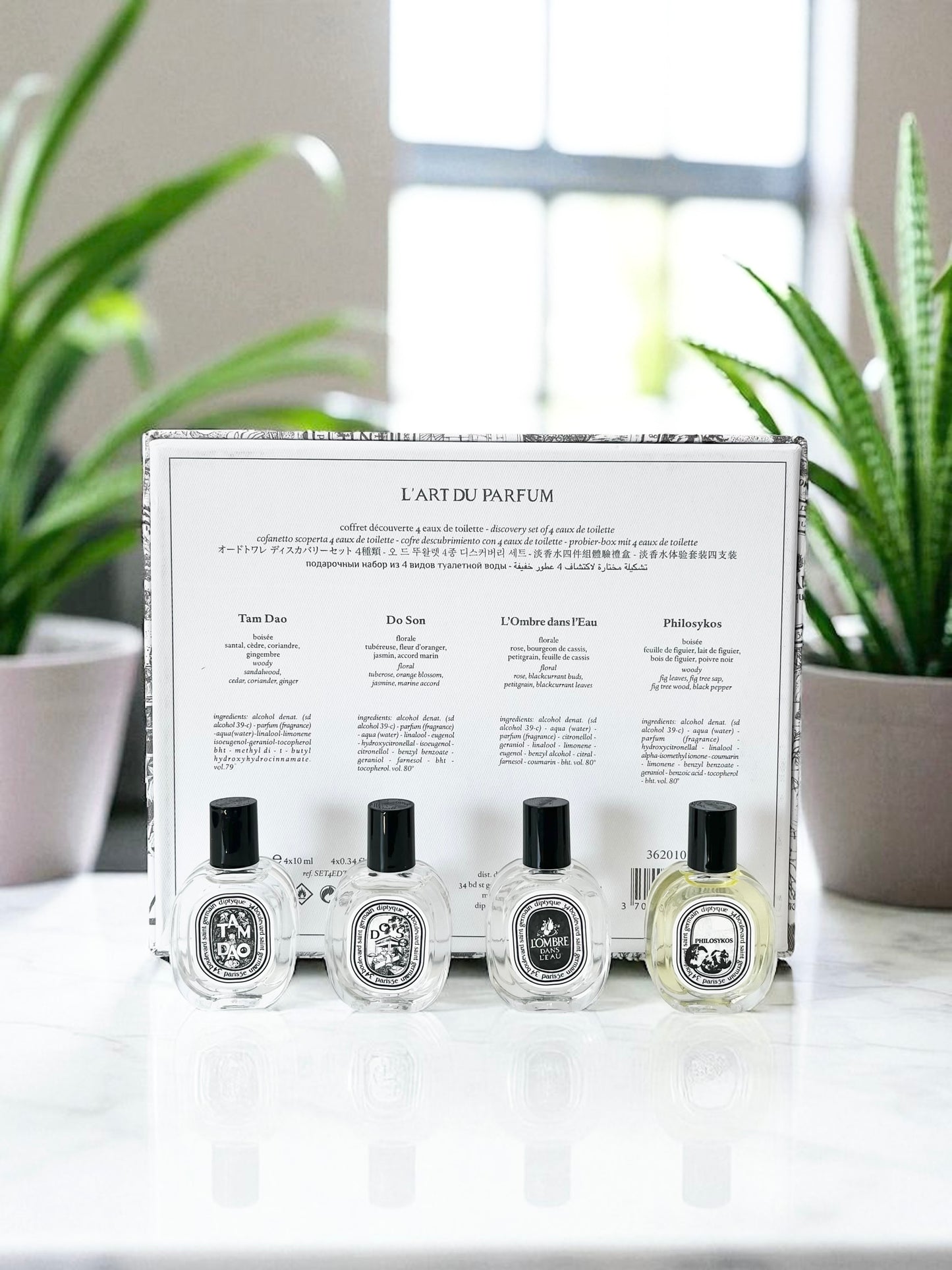 Diptyque 4×10 ml Parfüm-Set